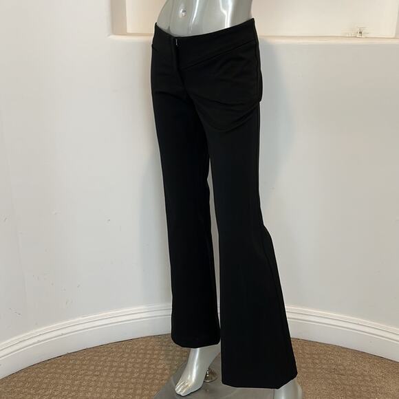 Talula Babaton Flared Hem Pants Black Size 2 - Picture 3 of 10